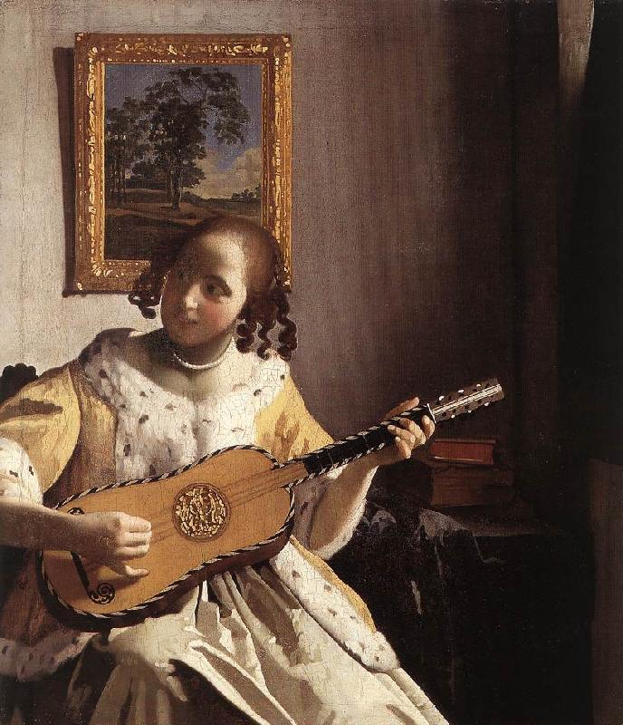 Jan Vermeer The Guitar Player Sweden oil painting art